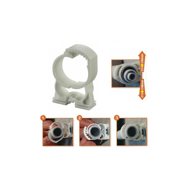 G-CLIP 35-42 FISS. TUBI MULTISTRATO BN